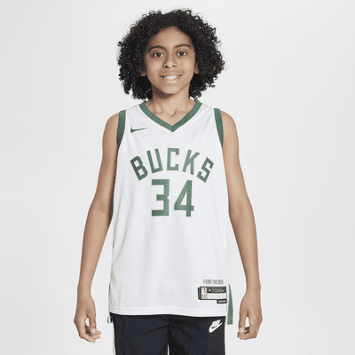 Milwaukee Bucks 2022 23 Association Edition Older Kids Nike NBA Swingman Jersey. Nike UK